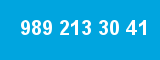 989 213 30 41 989 213 30 41